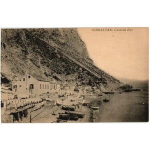 Gibraltar Catalan Bay Postcard
